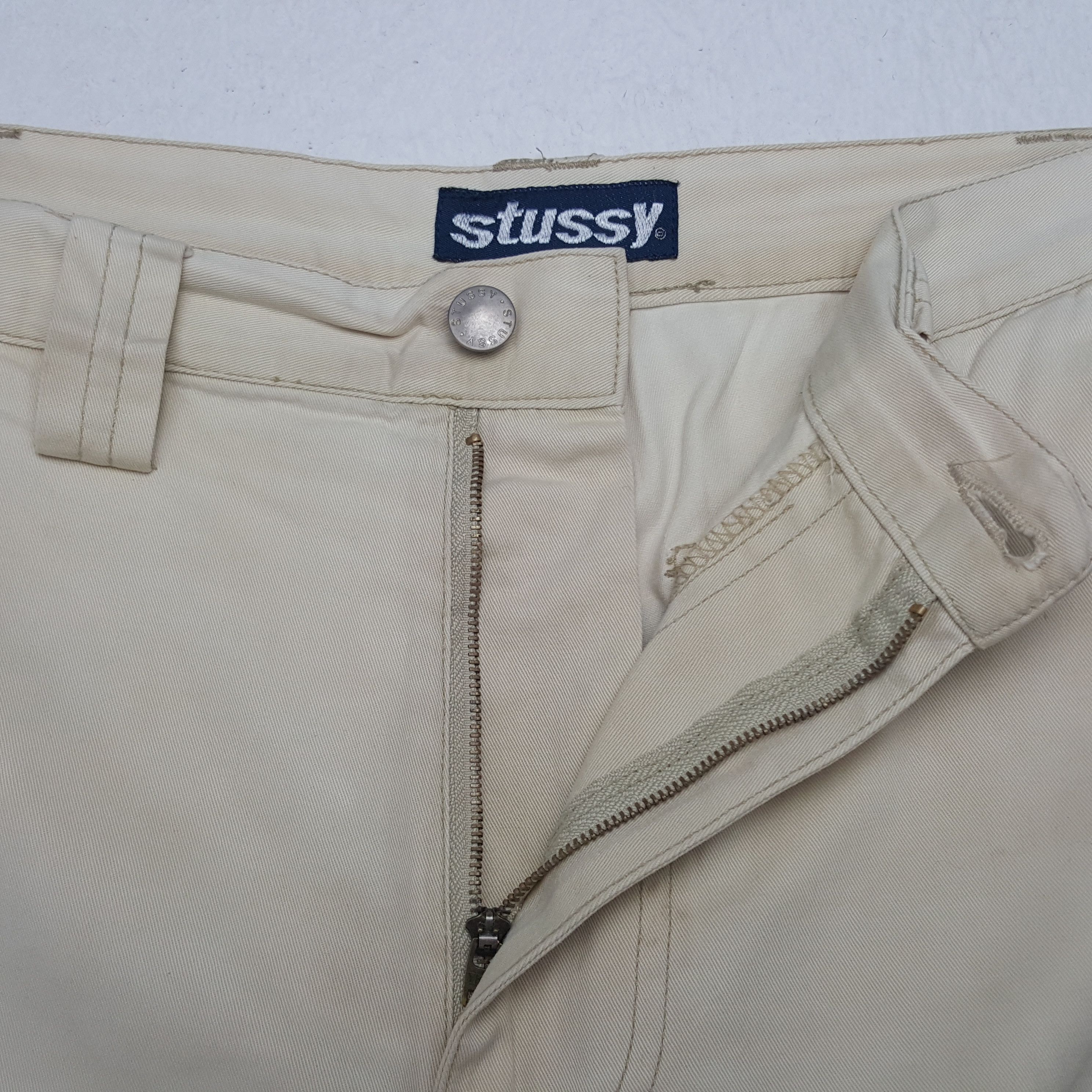 Stussy × Vintage Vintage Stussy American Streetwear Style Cargo Shorts Size US 34 / EU 50 - 5 Thumbnail