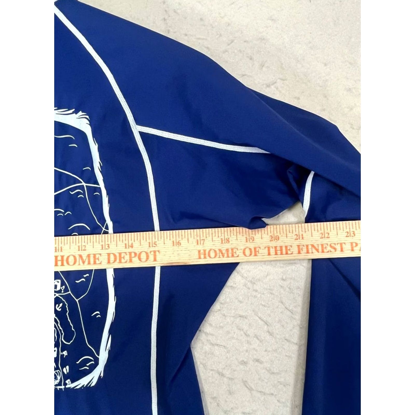 Vintage Original Watermen Blue Rashguard T-Shirt Size Medium Crew Neck Long Sleeve USA Size US M / EU 48-50 / 2 - 4 Thumbnail