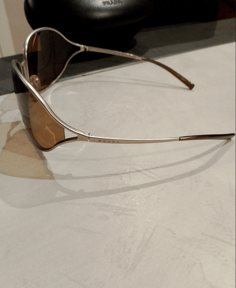 Miu Miu PRADA Sunglasses Flame Star Mask Fire Chrome Silver Size ONE SIZE - 1 Thumbnail