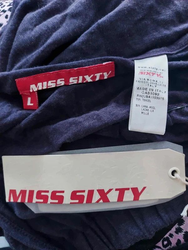Miss Sixty Vintage off the shoulder top Size L / US 10 / IT 46 - 4 Thumbnail