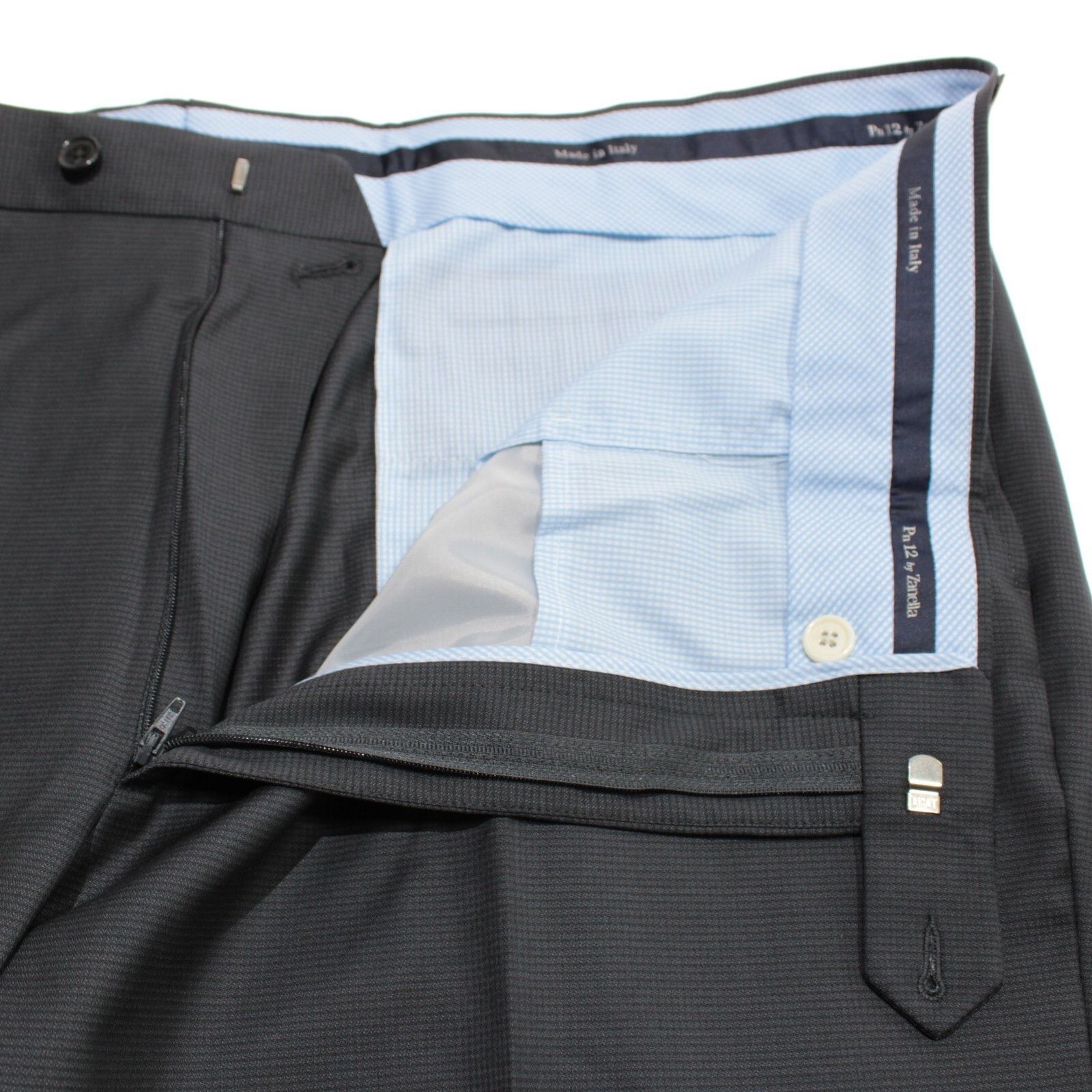 Zanella Zanella New with tags Dress Pants Size 44 US In Gray Size US 44 / EU 60 - 3 Thumbnail