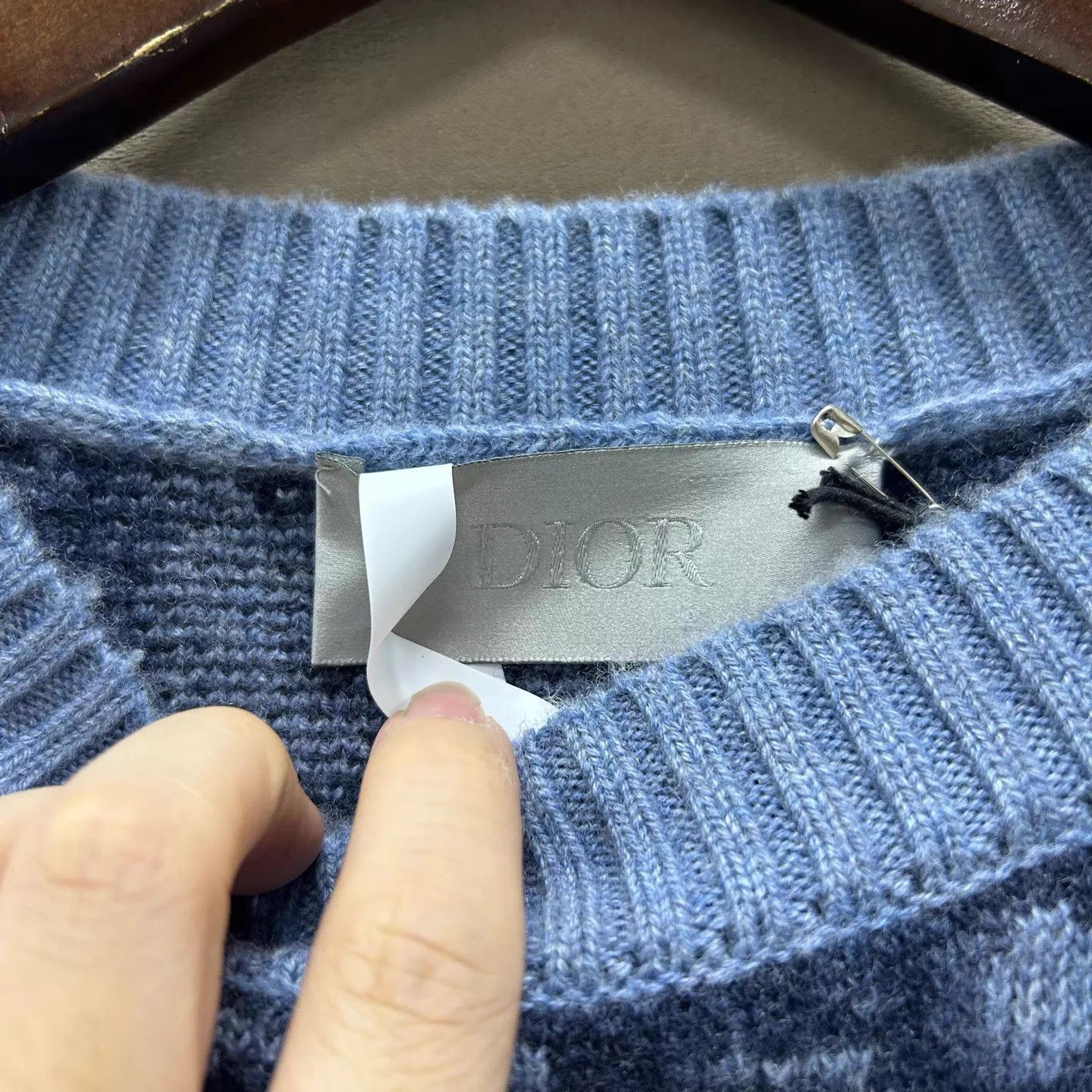 Dior Dior SS26 Monogram Allover Logo Wool Knit Jumper L Size L / US 10 / IT 46 - 3 Thumbnail