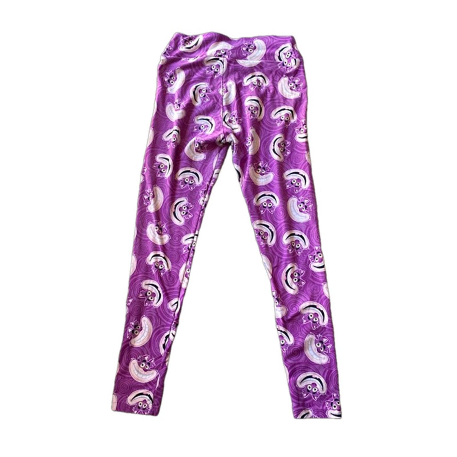 Other LuLaRoe Purple Rainbow Unicorn Print Leggings One Size Size 25" / US 0 / IT 36 - 5 Thumbnail