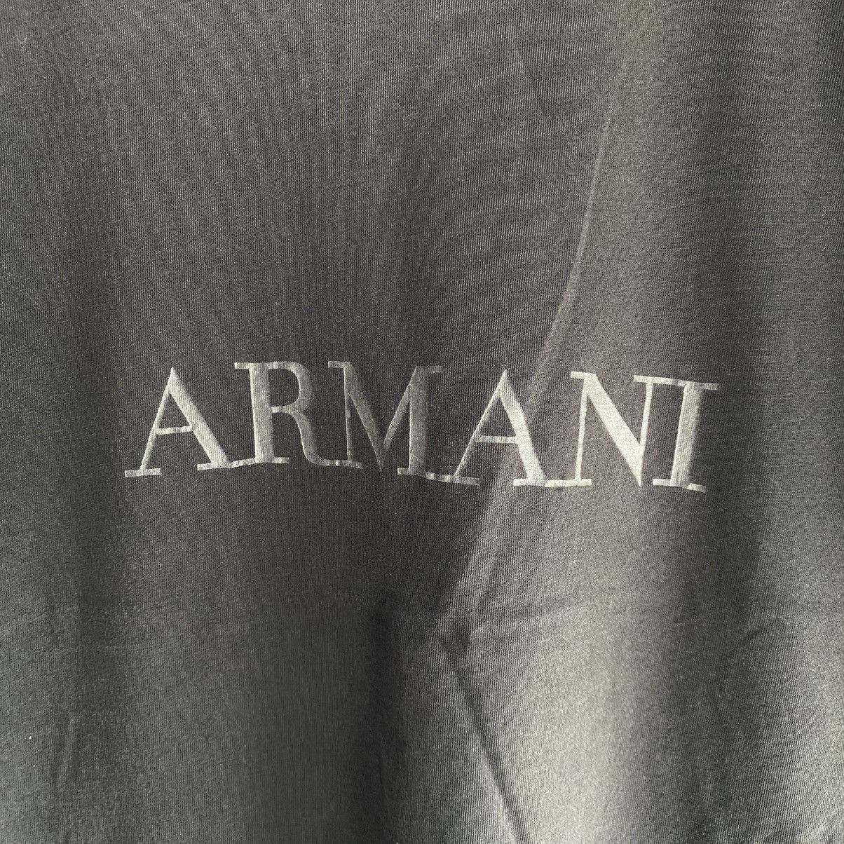 Armani Collezioni Armani Collezioni T-Shirt Men Medium Faded Black Lightweight Size US M / EU 48-50 / 2 - 3 Thumbnail