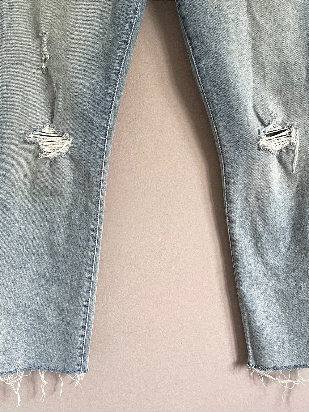 MOTHER MOTHER‎ The Rascal Ankle Snippet Mid Rise Straight Leg Jeans Size 30" / US 8 / IT 44 - 6 Thumbnail