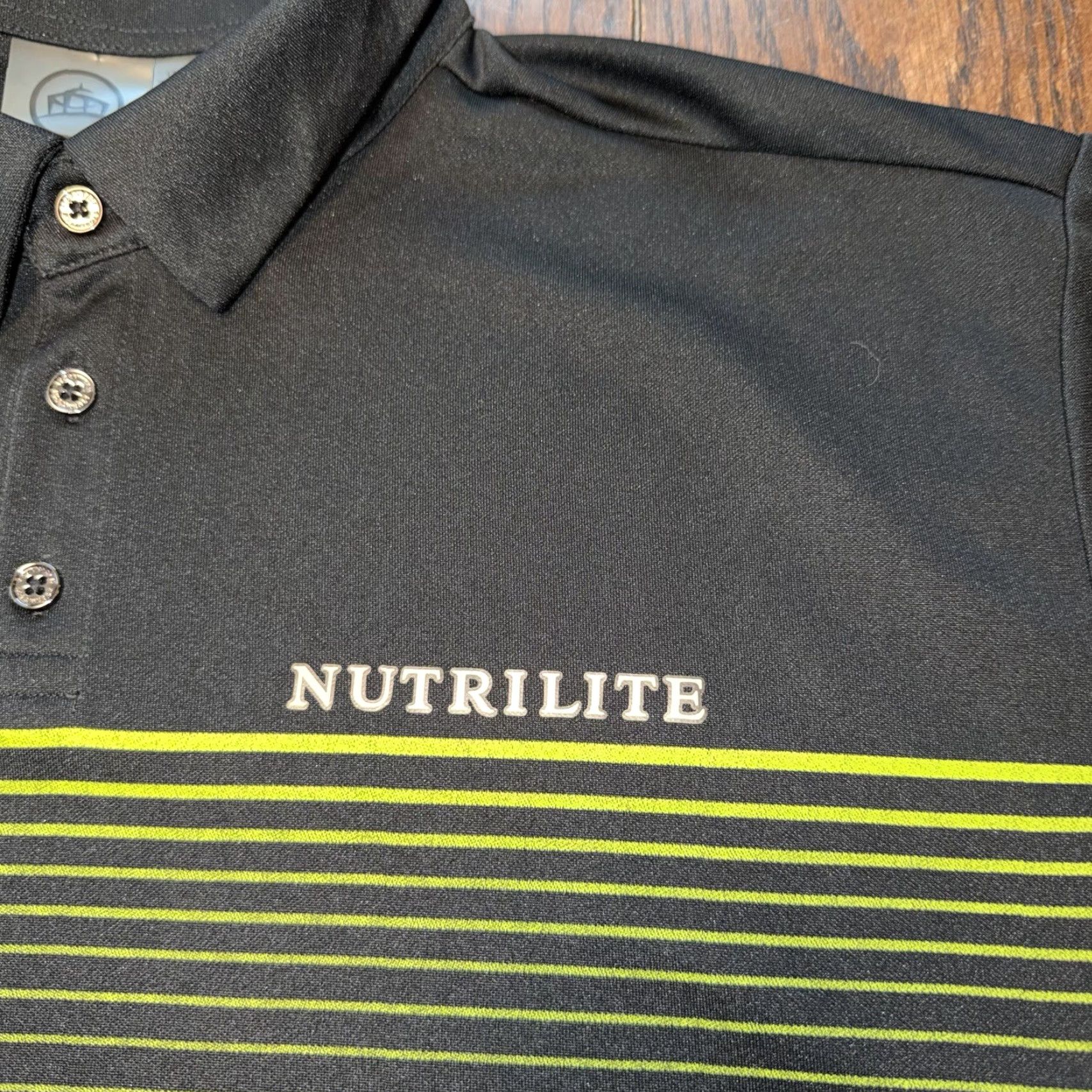 Stormtech Stormtech Polo Shirt Mens Large Black Striped Logo Size US L / EU 52-54 / 3 - 2 Thumbnail