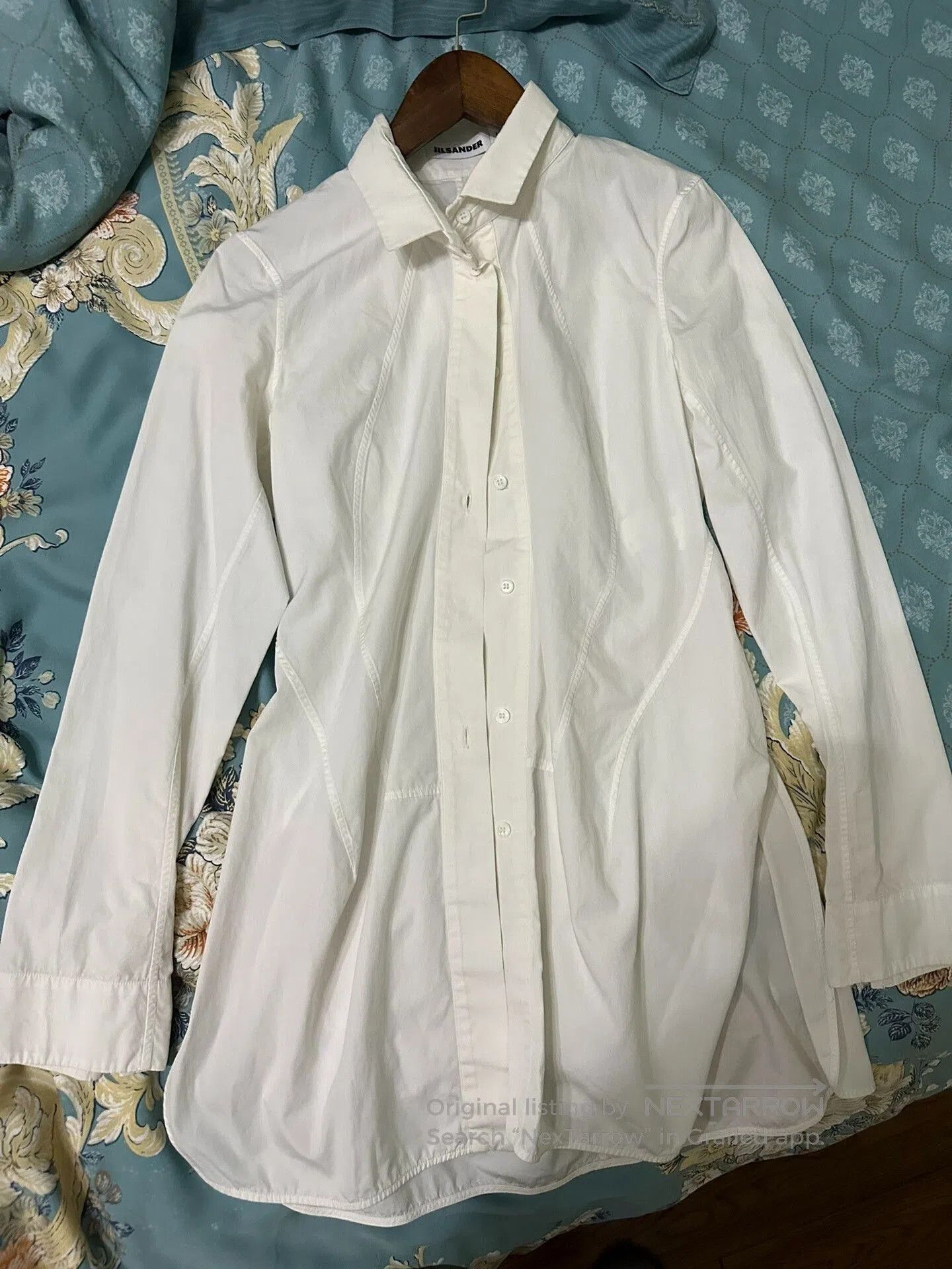 Jil Sander Jil Sander Long Shirt for Slim Fit. Size S / US 4 / IT 40 - 1 Thumbnail