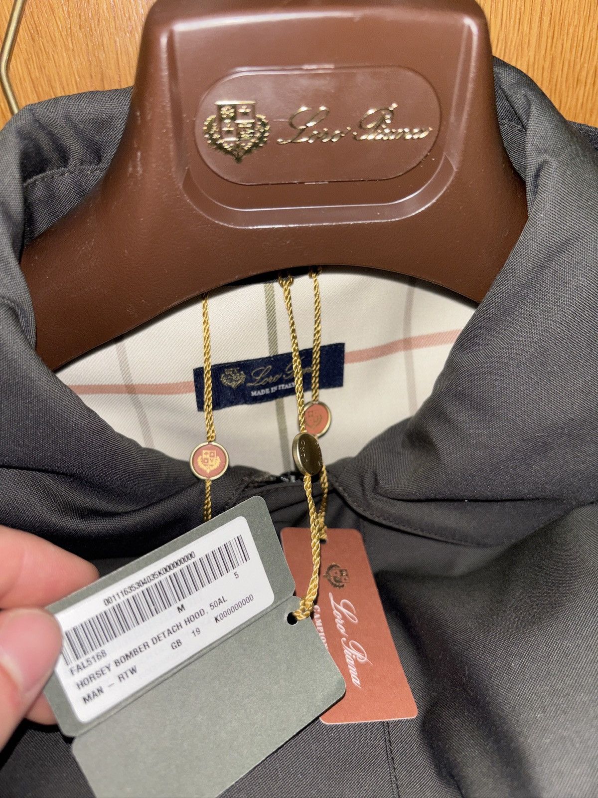 Loro Piana Loro Piana Horsey Hooded Bomber Jacket Sample Size M Size US M / EU 48-50 / 2 - 6 Thumbnail