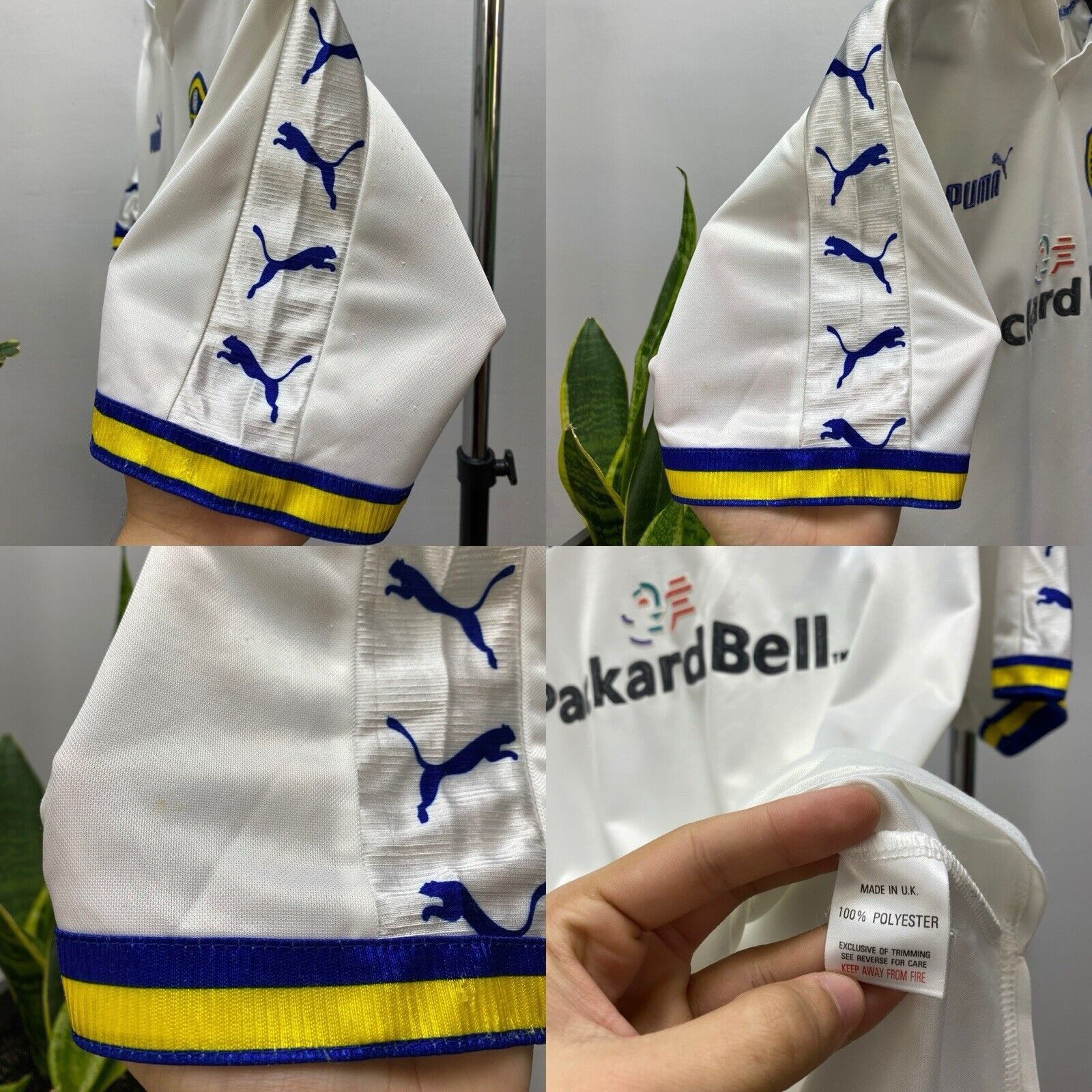 Puma × Vintage Leeds United 1998-2000 #Hasselbaink Kids Jersey Size 32/34 Size US XXS / EU 40 - 21 Thumbnail