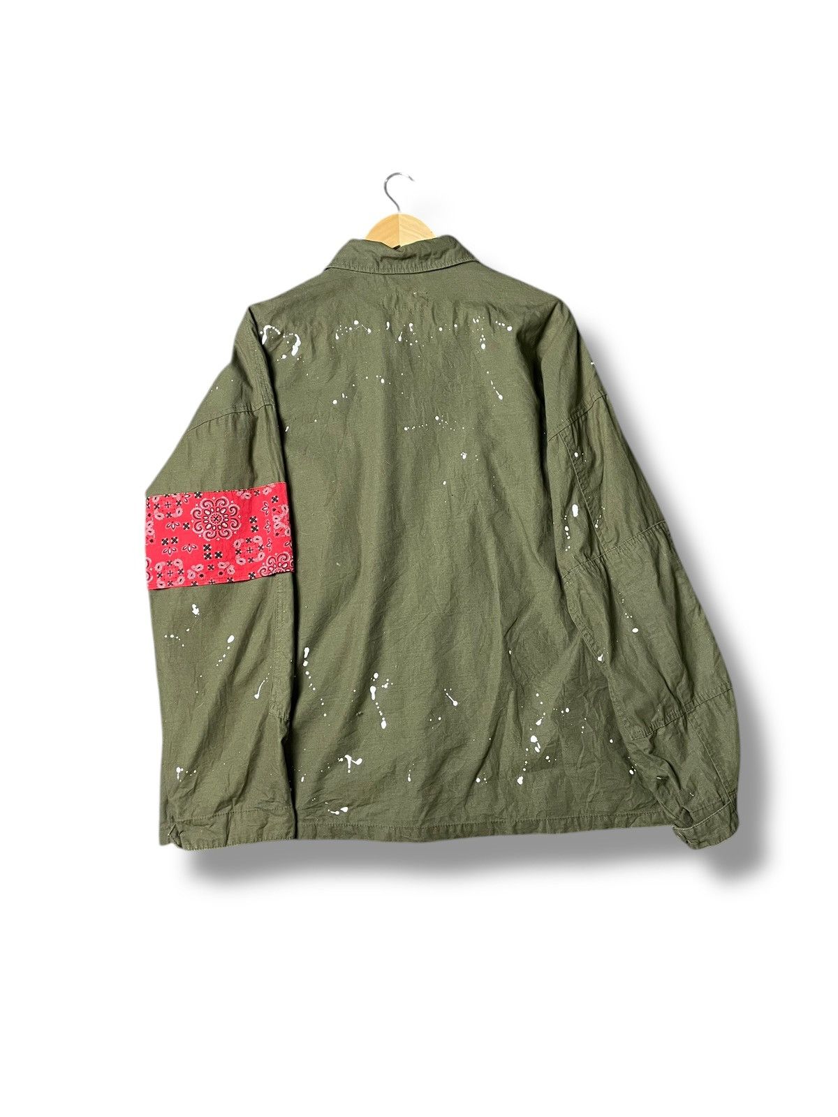 Japanese Brand × Vintage Baycrest Paint Splash Fatique Jacket (41) Size US L / EU 52-54 / 3 - 3 Thumbnail