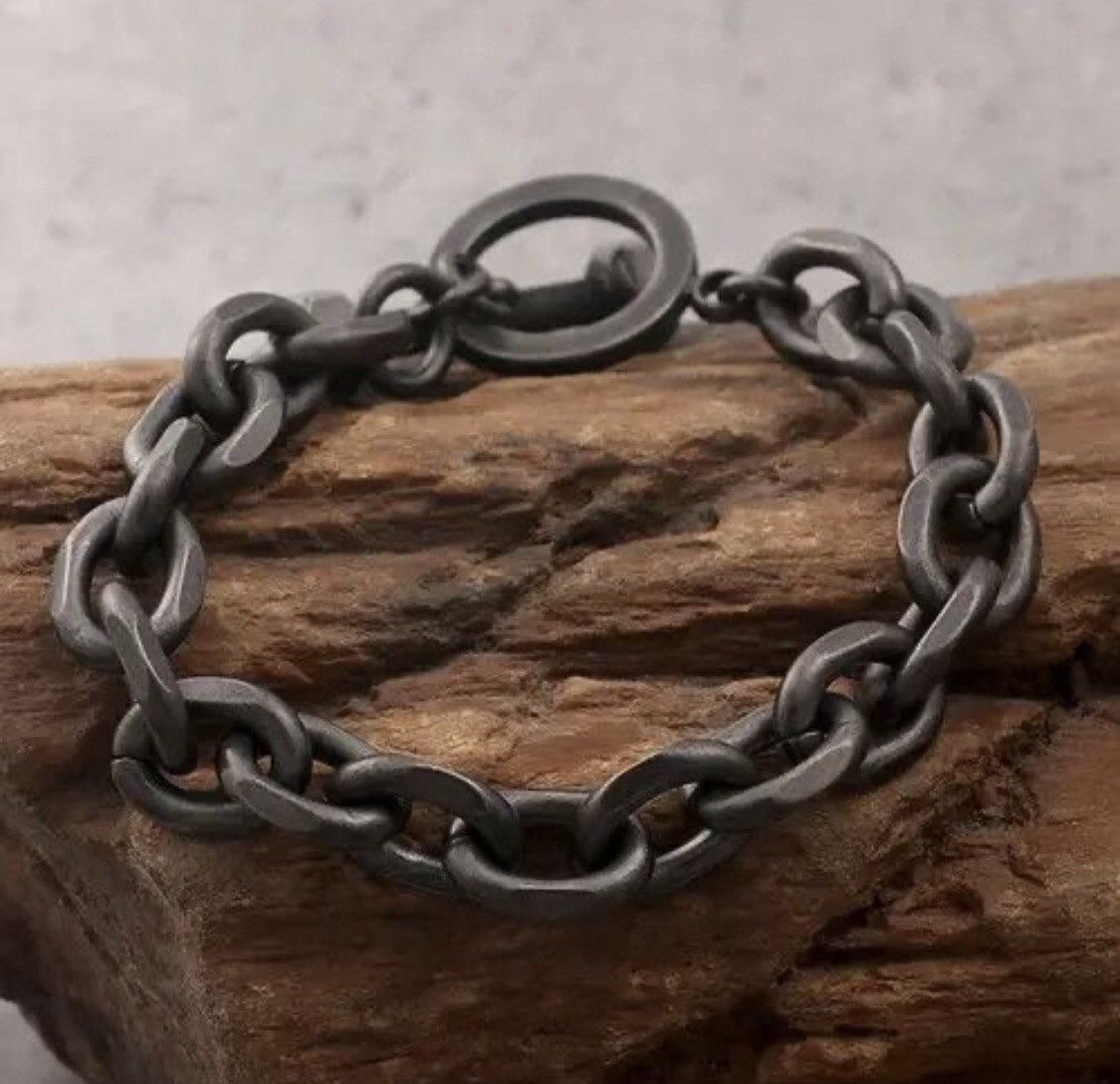 Japanese Brand Black Chain Bracelets Size ONE SIZE - 2 Thumbnail