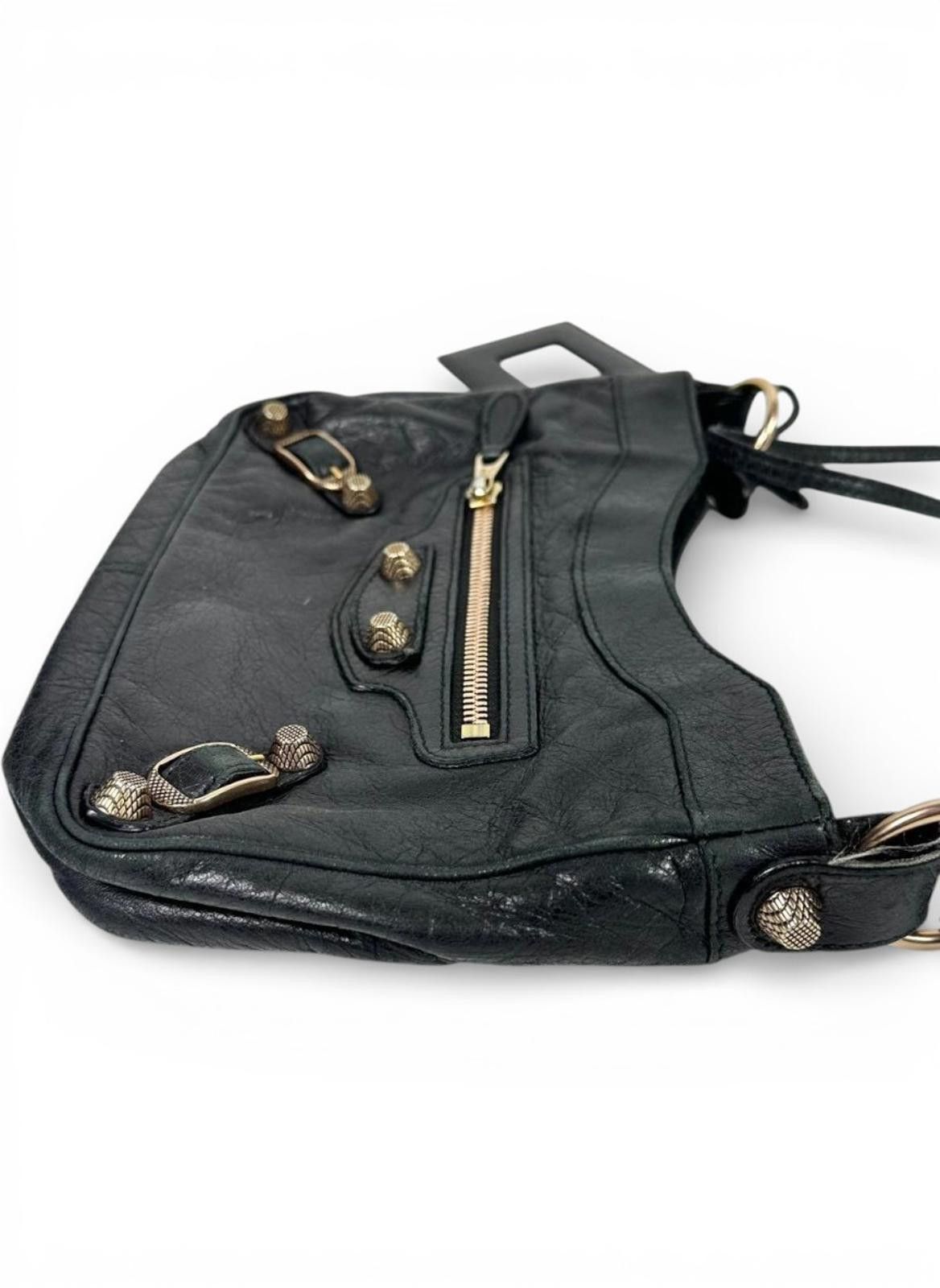 Balenciaga Balenciaga - Black Leather Women's Shoulder Bag Size ONE SIZE - 5 Thumbnail