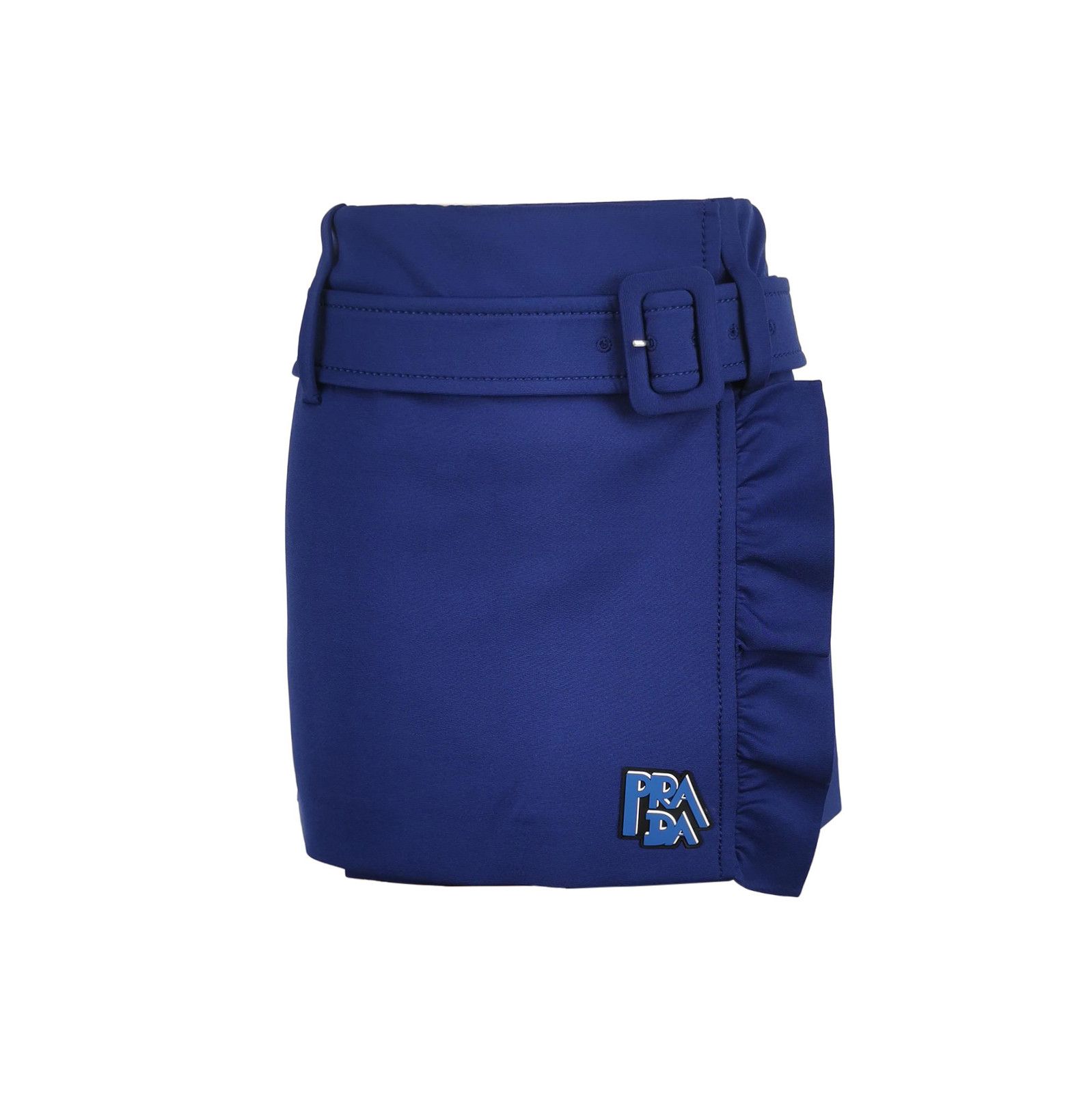 Prada Prada Solid Color Logo Half Skirt - dmc Size 38" / US 16 / IT 52 - 1 Thumbnail
