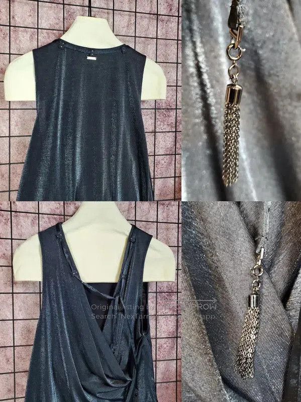 Balmain Balmain Black Sleeveless Summer Top for Women . Size S / US 4 / IT 40 - 7 Thumbnail