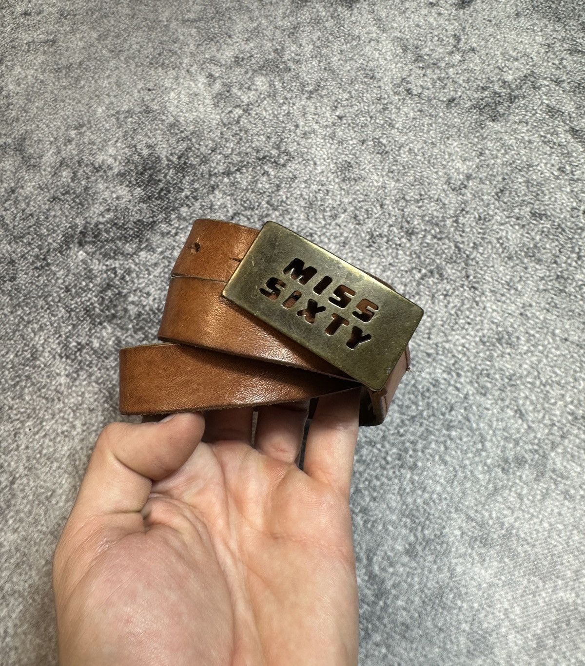 Miss Sixty Y2K Vintage Miss Sixty Logo Belts Velour Streetwear Opium Size ONE SIZE - 1 Thumbnail