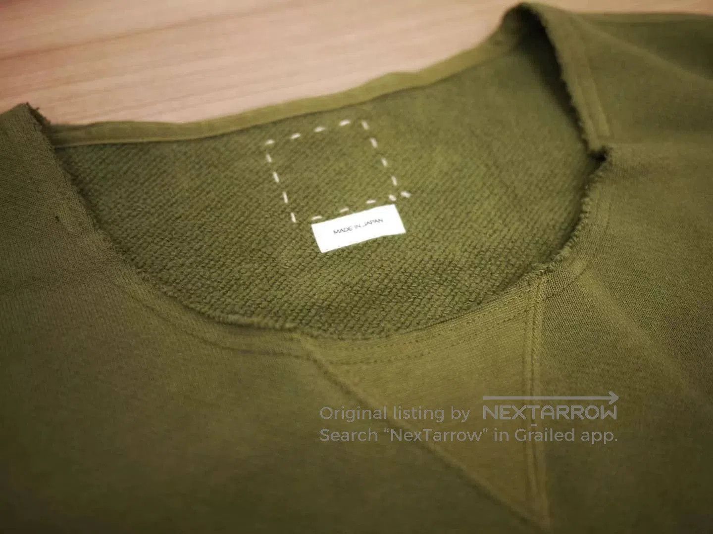 Visvim visvim mondo sweat in olive green. Size US S / EU 44-46 / 1 - 4 Thumbnail
