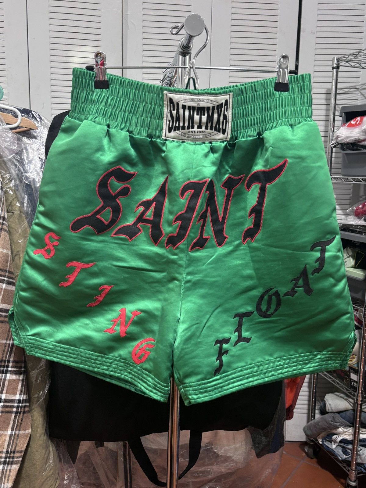 Saint Michael Boxing Short 'Green'