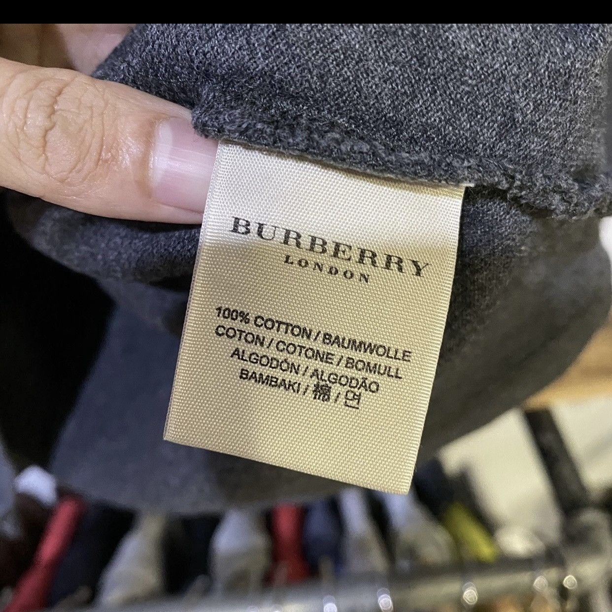 Burberry BURBERRY LONDON Basic Logo Long Sleeve Polo T Shirt Size US S / EU 44-46 / 1 - 7 Thumbnail