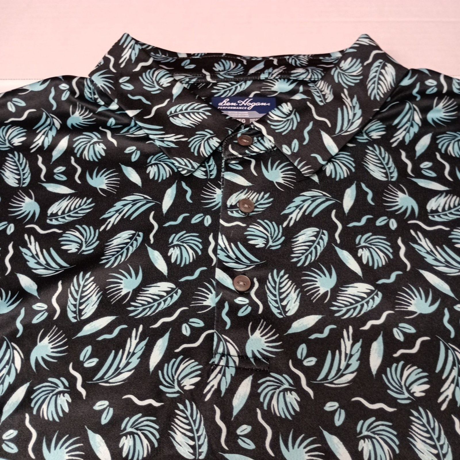 Other Ben Hogan Polo Shirt Mens Size 2XL 50/52 Floral Print UPF 15 Size US XXL / EU 58 / 5 - 2 Thumbnail