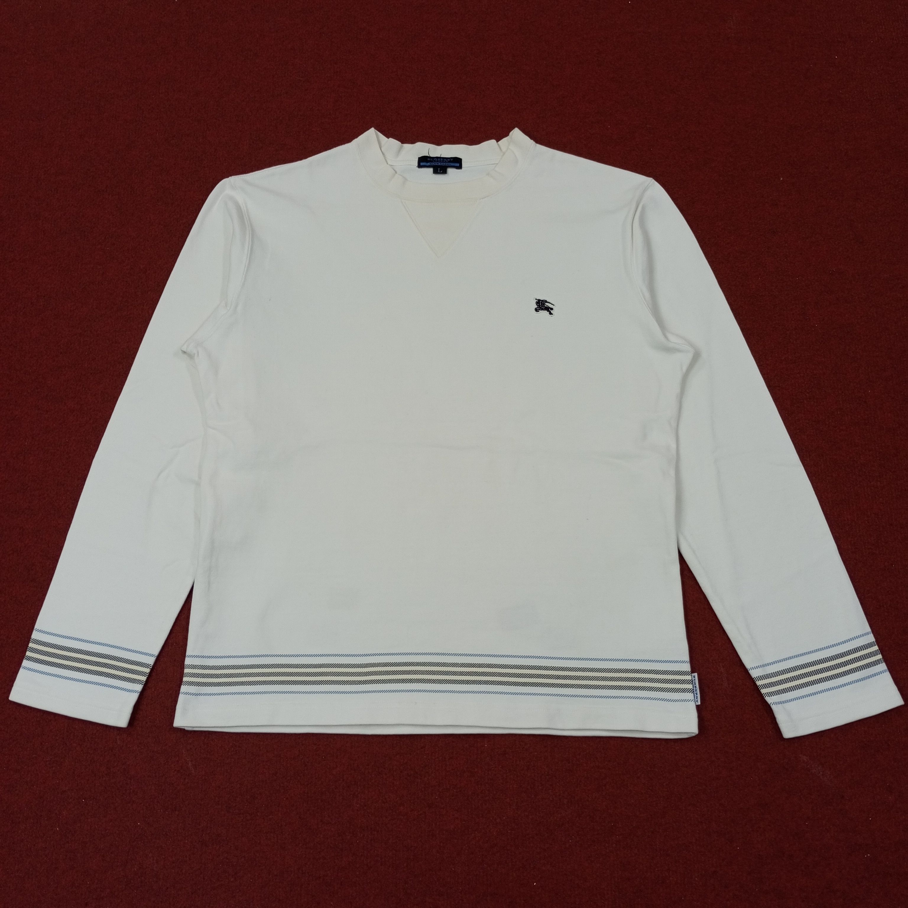 Burberry Burberry London Blue Label Fashion Custom Sweatshirt c248n1 Size US M / EU 48-50 / 2 - 3 Thumbnail