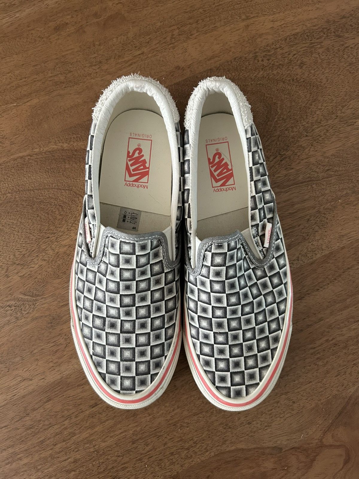 Madhappy × Vans Madhappy x Vans Checkered Slip-Ons Men’s 7.5 Size US 7.5 / EU 40-41 - 1 Thumbnail