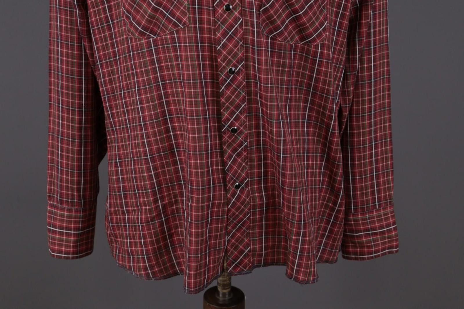 Wrangler Vintage Wrangler Multi Check Pockets Overshirt Shirt Size XL Size US XL / EU 56 / 4 - 2 Thumbnail