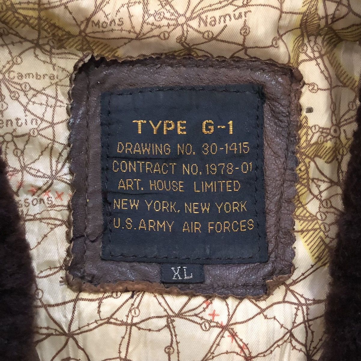 Avirex VTG 80s Avirex G-1 Patch U.S ARMY Air Forces Leather Jacket Size US XL / EU 56 / 4 - 21 Thumbnail
