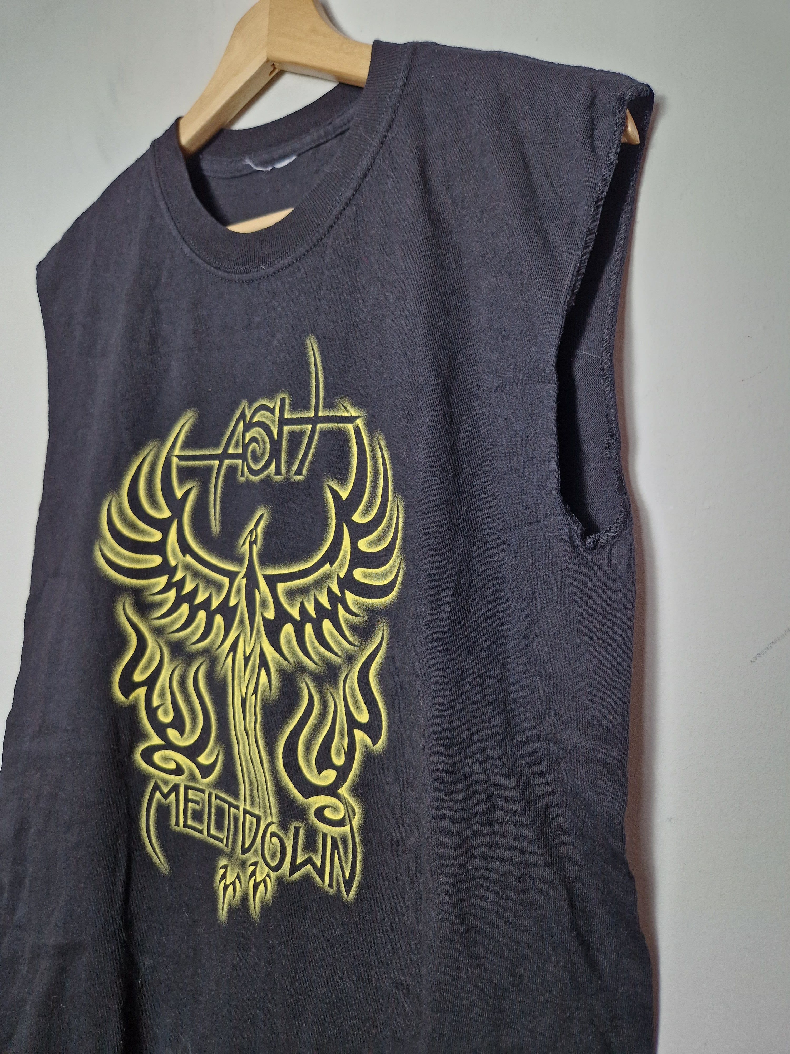Band Tees × Vintage Ash Meltdown 2004 distressed tank top tee Size US S / EU 44-46 / 1 - 4 Thumbnail