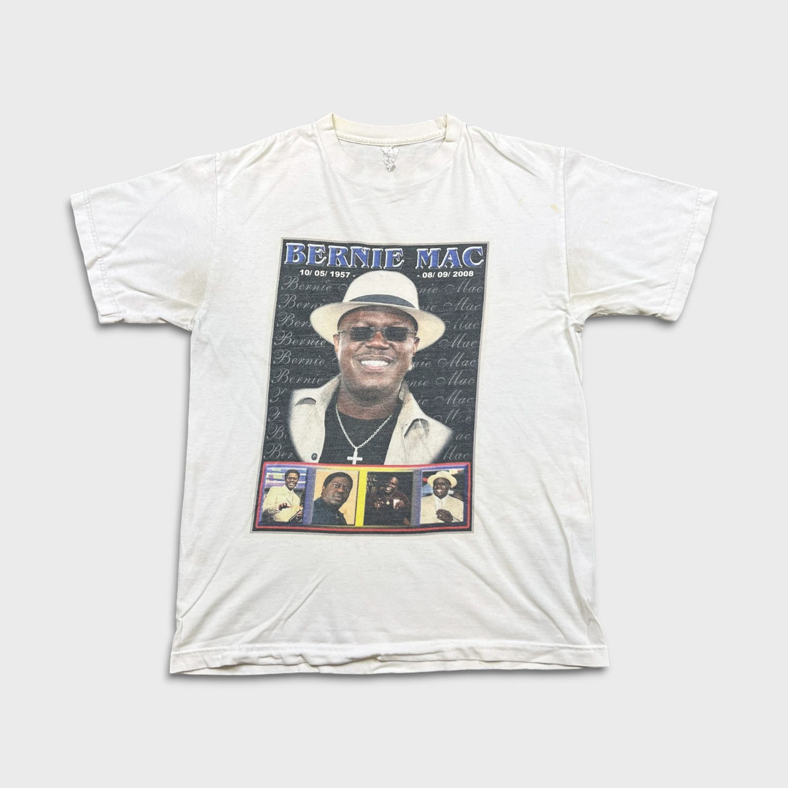 Rap Tees Vintage 2008 Bernie Mac Medium Memorial RIP King Comedy Tee Size US M / EU 48-50 / 2 - 1 Thumbnail