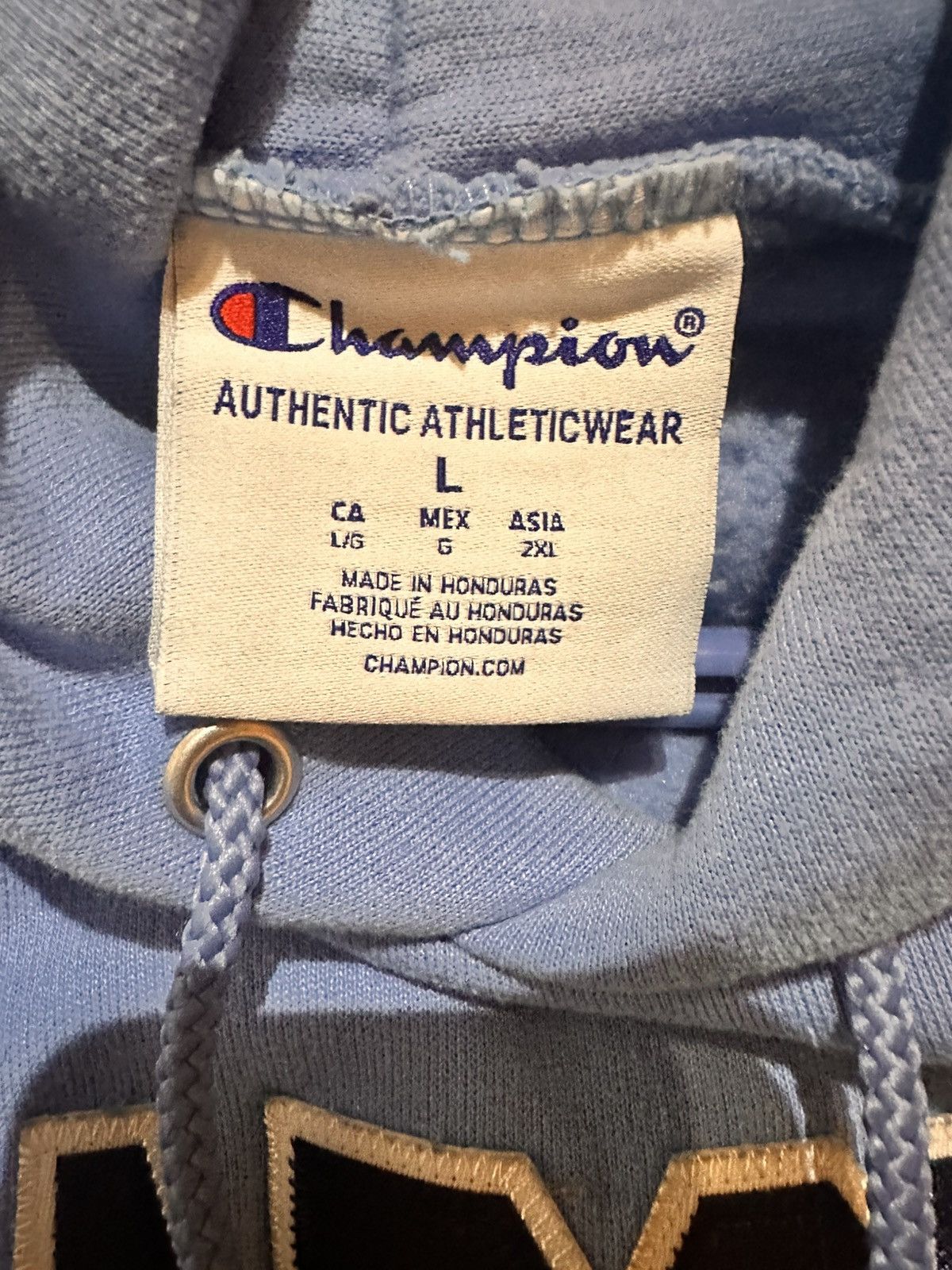 Champion × Vintage Carolina UNC University Hoodie Sweater Size US L / EU 52-54 / 3 - 3 Thumbnail