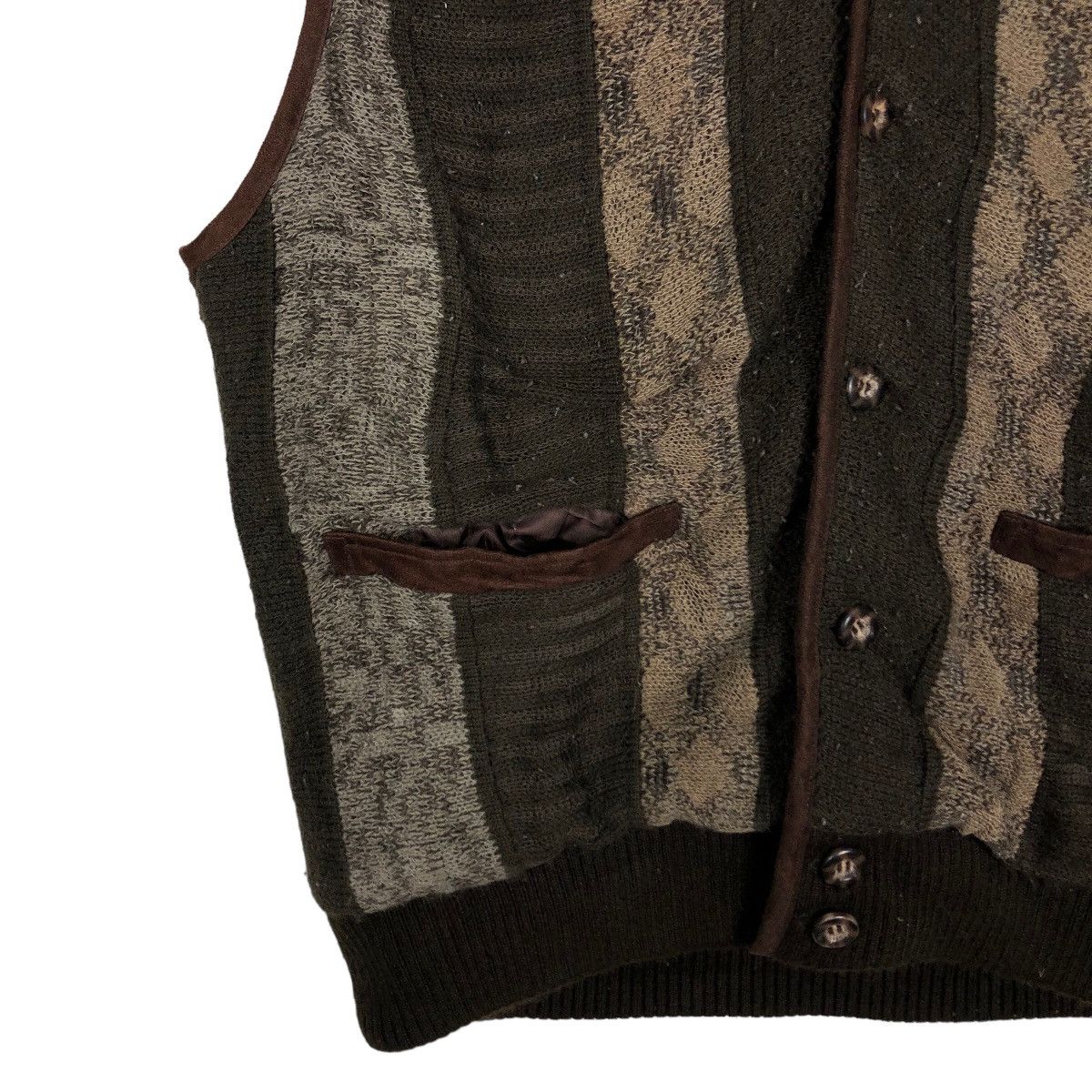 Japanese Brand 🔥90’s Issey Miyake Design Navajo Aztec Wool Vest Lindbergh Size US M / EU 48-50 / 2 - 3 Thumbnail