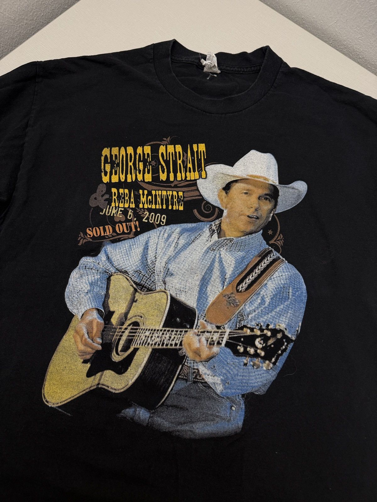 Vintage George Straight And Reba McEntire 2009 Concert Merch Large Size US L / EU 52-54 / 3 - 5 Thumbnail