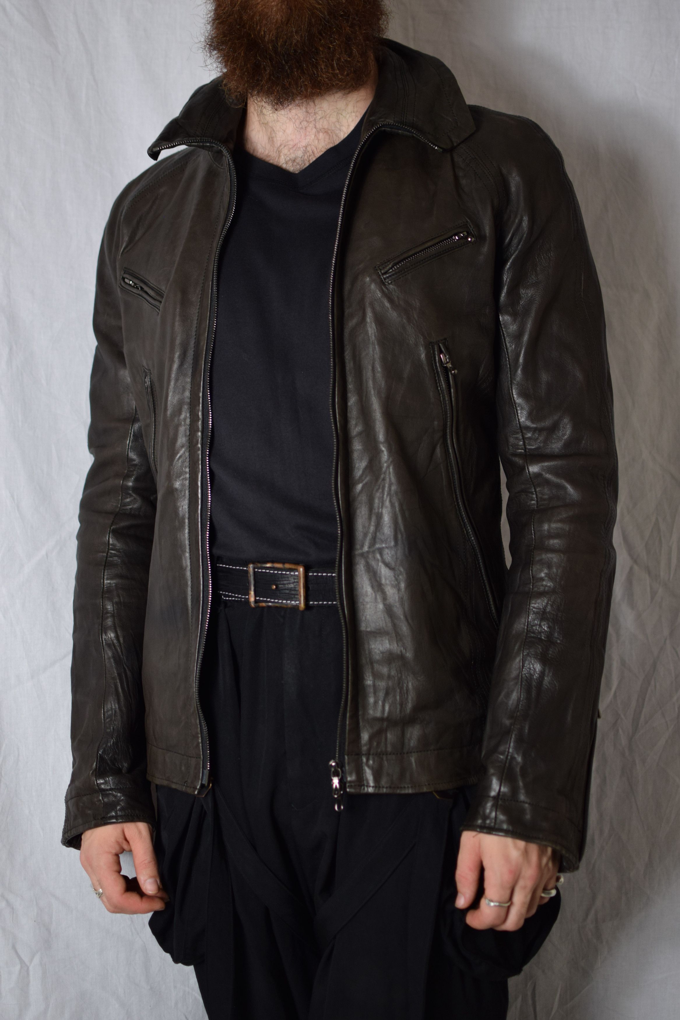 Julius AW08 Jutneck RAM Leather Jacket Size US L / EU 52-54 / 3 - 4 Thumbnail