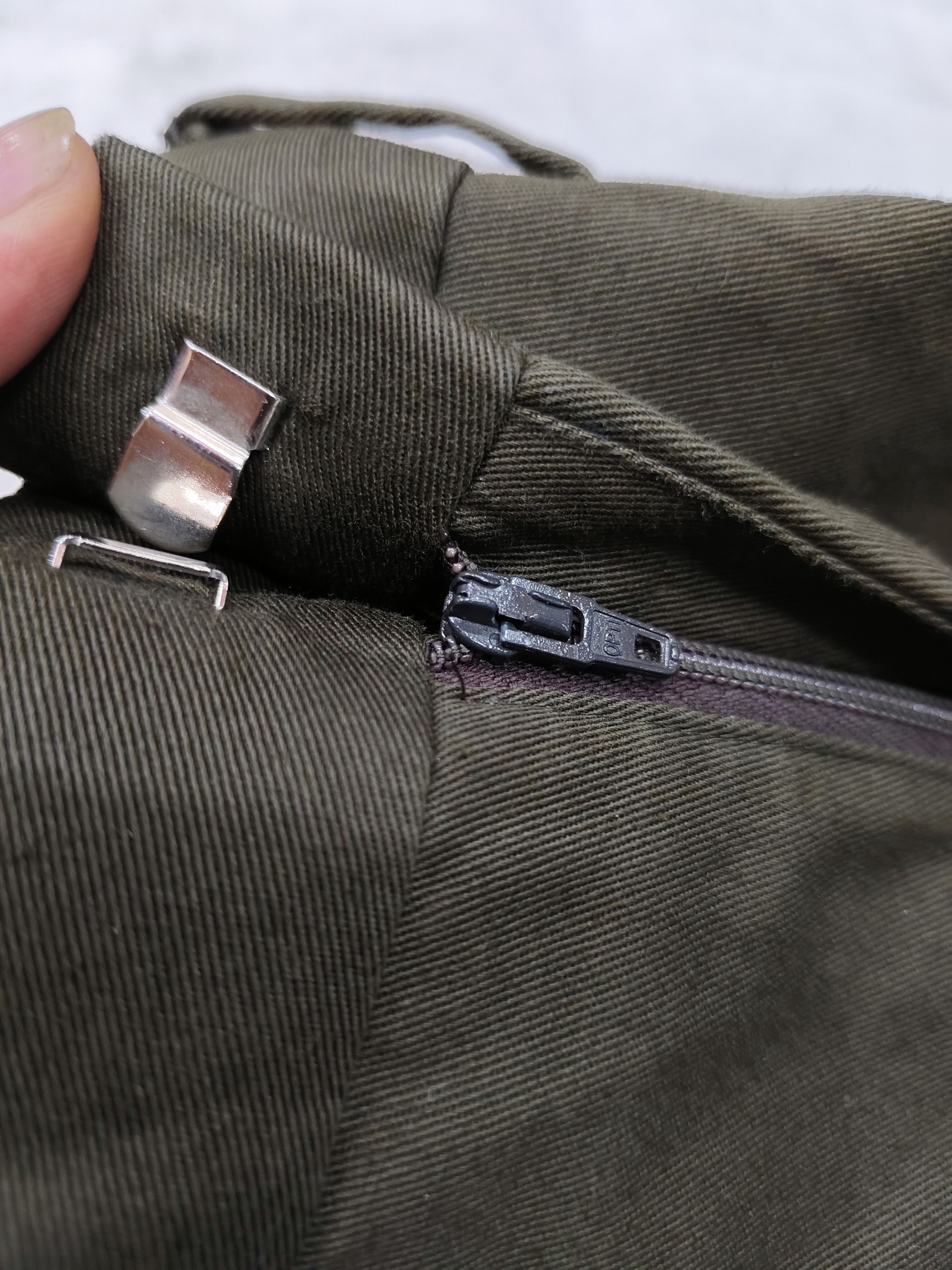 Hermes × Vintage GRAIL 🇫🇷 Vtg Hermes 2 Tone Trouser Size US 32 / EU 48 - 4 Thumbnail