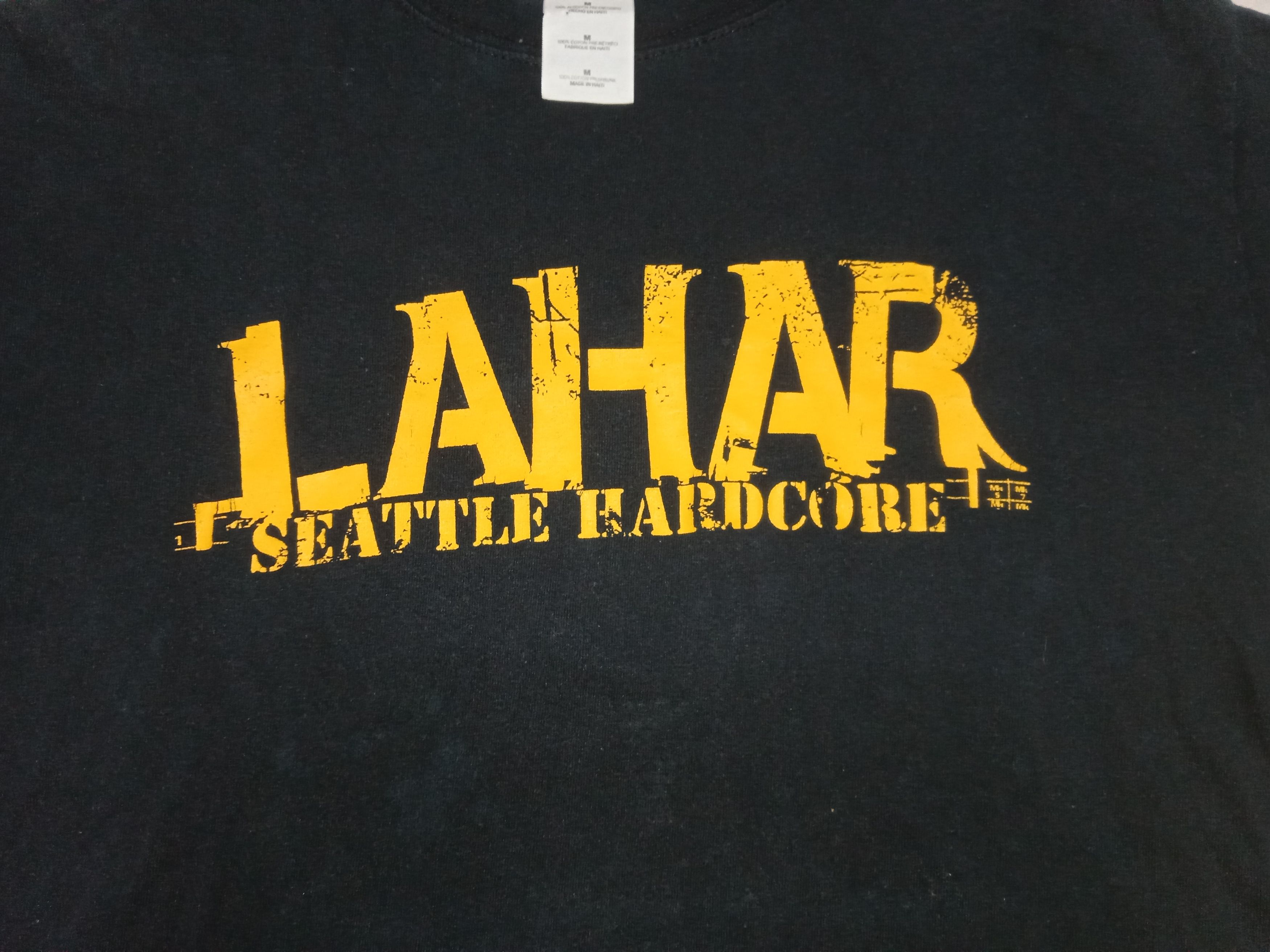 Band Tees × Vintage Vintage 2000s LAHAR Seattle Hardcore T-Shirt Y2K Size US M / EU 48-50 / 2 - 6 Thumbnail