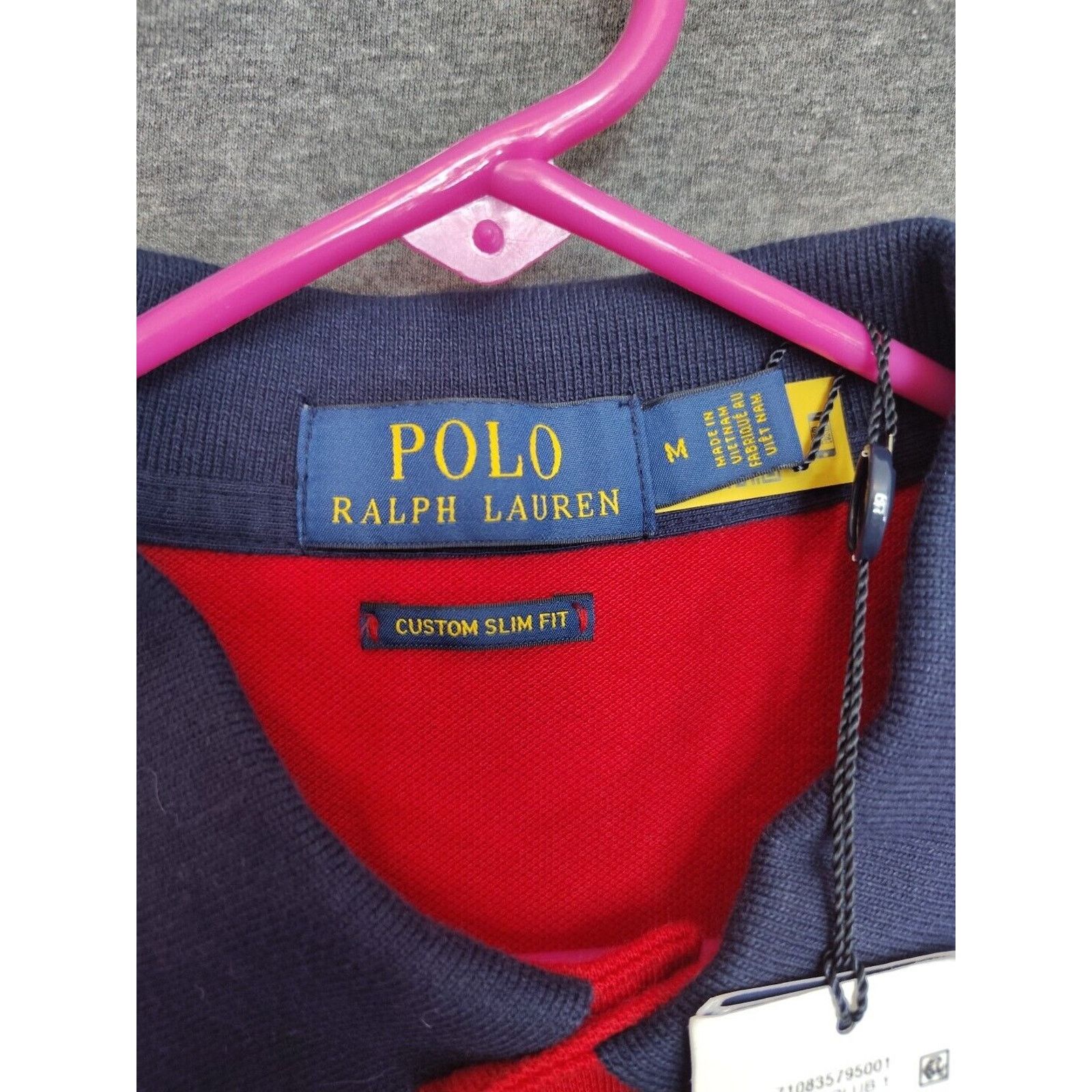 Polo Ralph Lauren Ralph Lauren Polo Team Red Navy Blue White Mens M Rugby Size US M / EU 48-50 / 2 - 2 Thumbnail