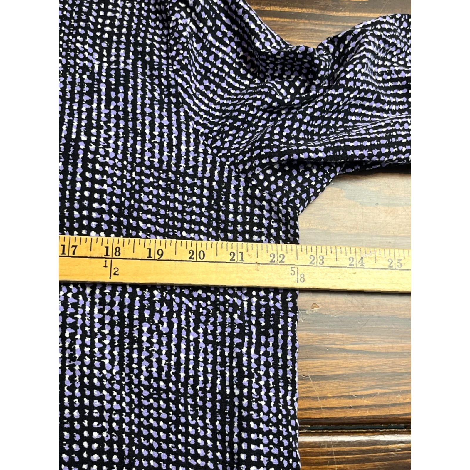 Vintage Joe Fresh Shirt Woman's M Black White Purple Long Sleeve Button-Up Size M / US 6-8 / IT 42-44 - 6 Thumbnail