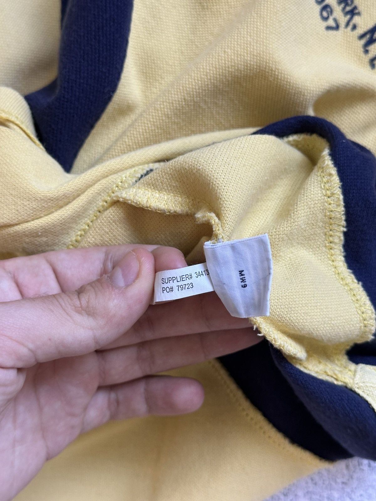 Polo Ralph Lauren Vintage Polo Ralph Lauren Yellow Y2K Big Logo Size US XL / EU 56 / 4 - 14 Thumbnail