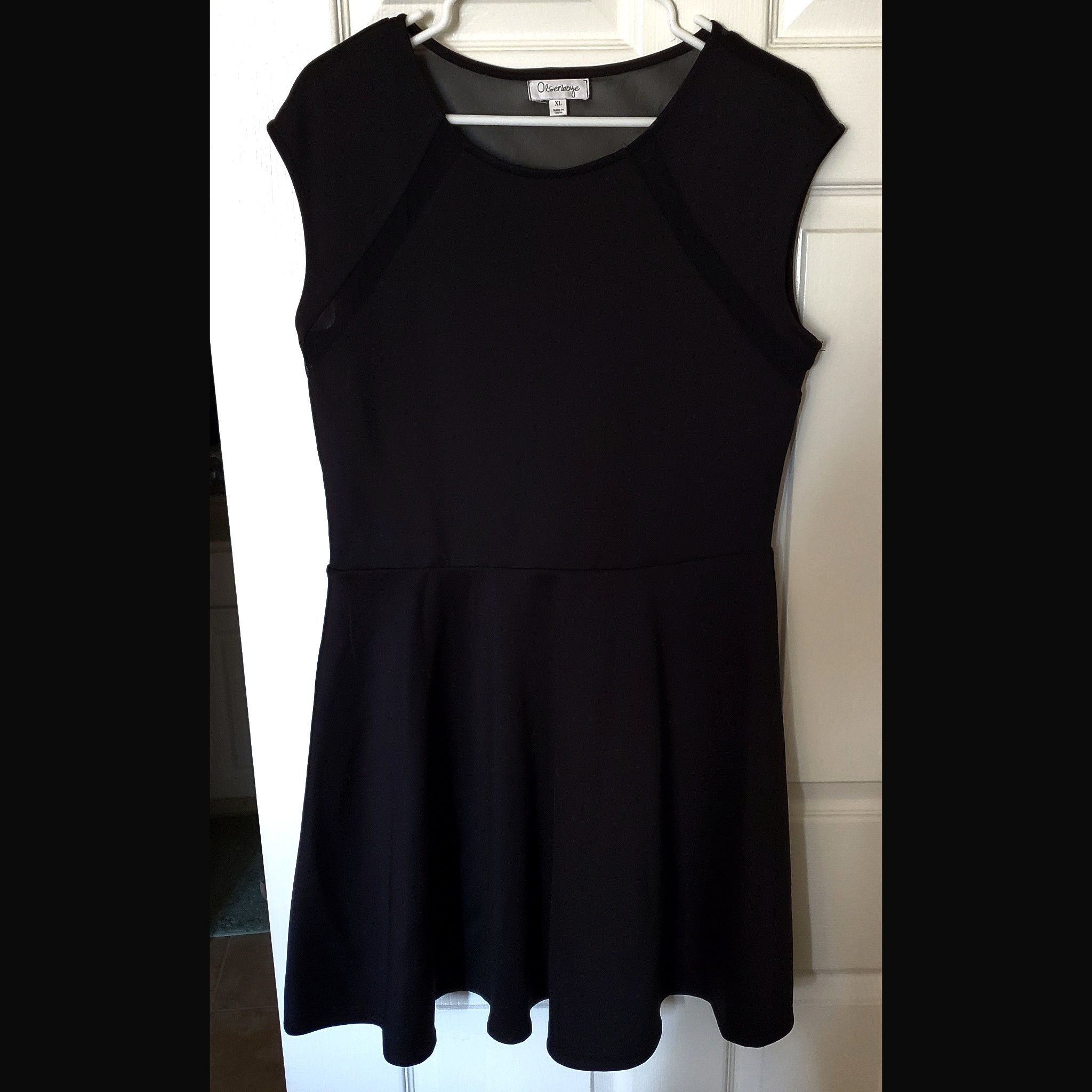 Vintage Vintage black fit & flare dress (size XL) Size XL / US 12-14 / IT 48-50 - 1 Preview