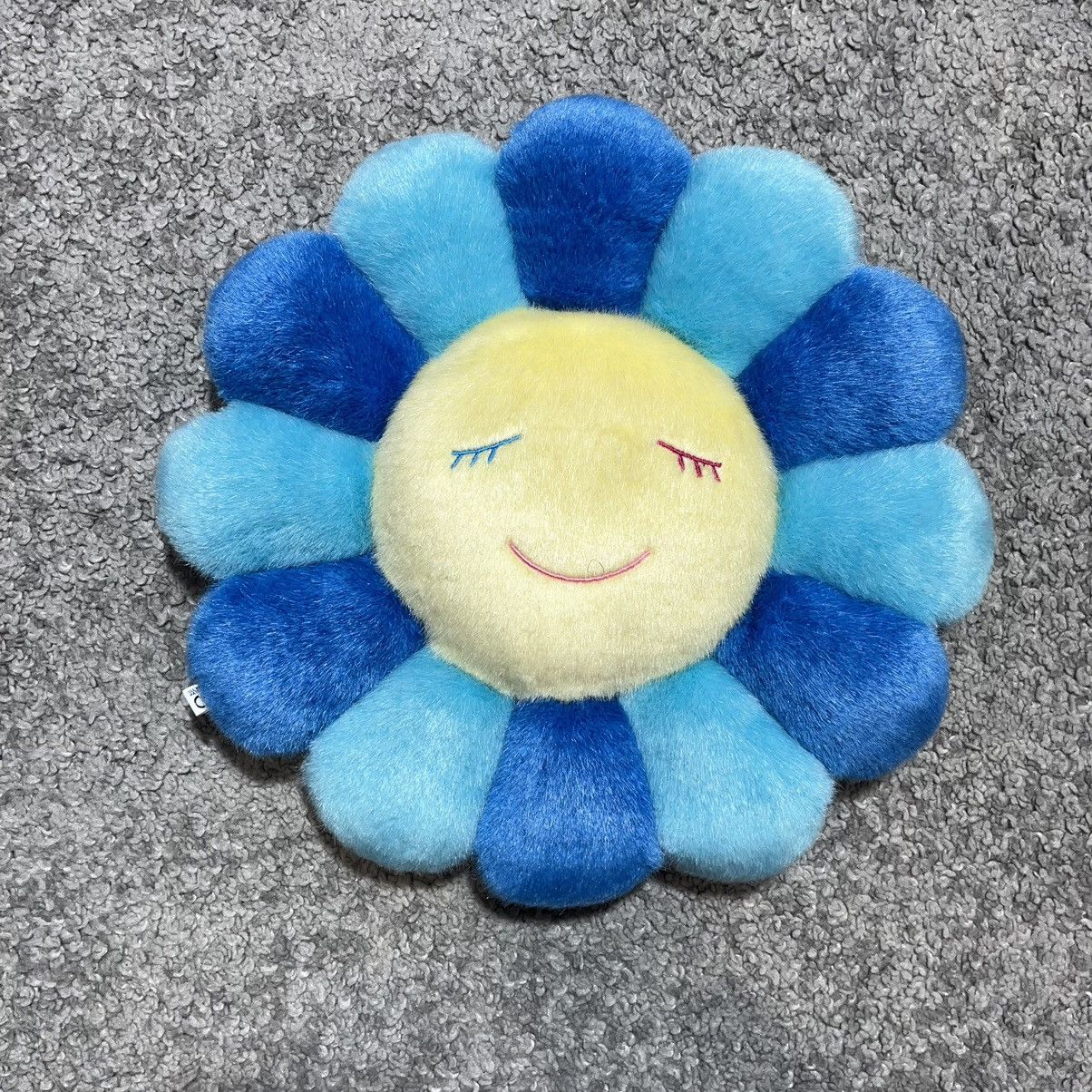 Takashi Murakami Takashi Murakami light blue 30cm flower pillow cushion Size ONE SIZE - 2 Thumbnail