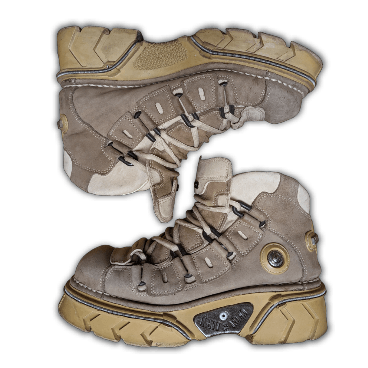 Tan / Beige / Cream Vintage Archive New Rocks in Brown, Men's (Size 10.5) — image 2 of 6