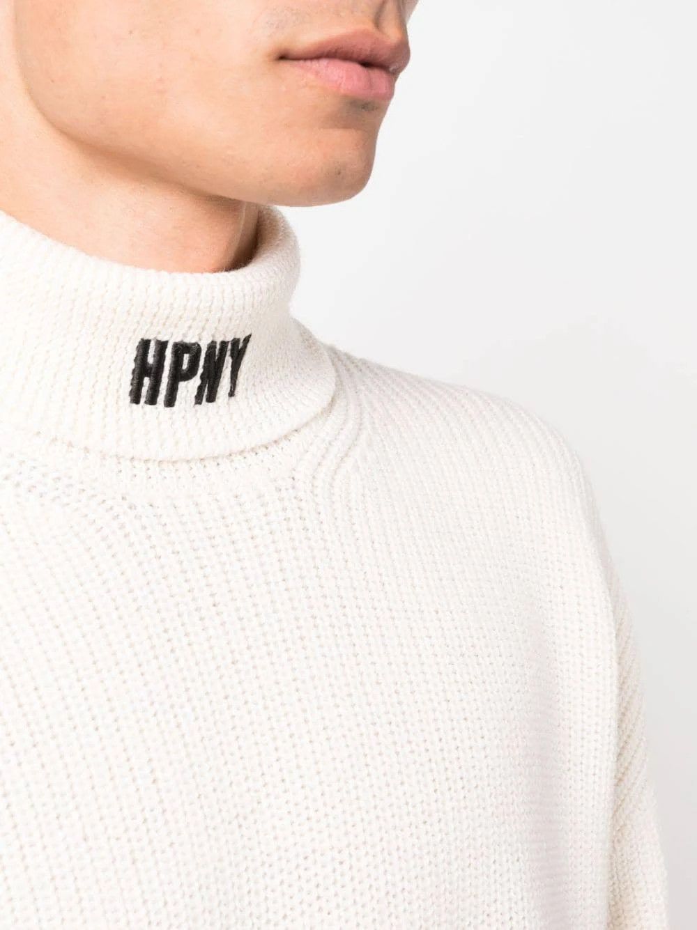 Heron Preston o1mris0824 Knit Rollneck in Ivory Size US M / EU 48-50 / 2 - 5 Thumbnail