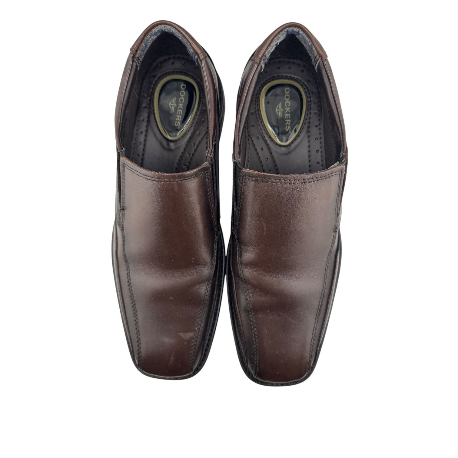 Dockers Dockers Men's Leather Mahogany Shoes Style 90-27227 Size 8 Size US 8 / EU 41 - 4 Thumbnail