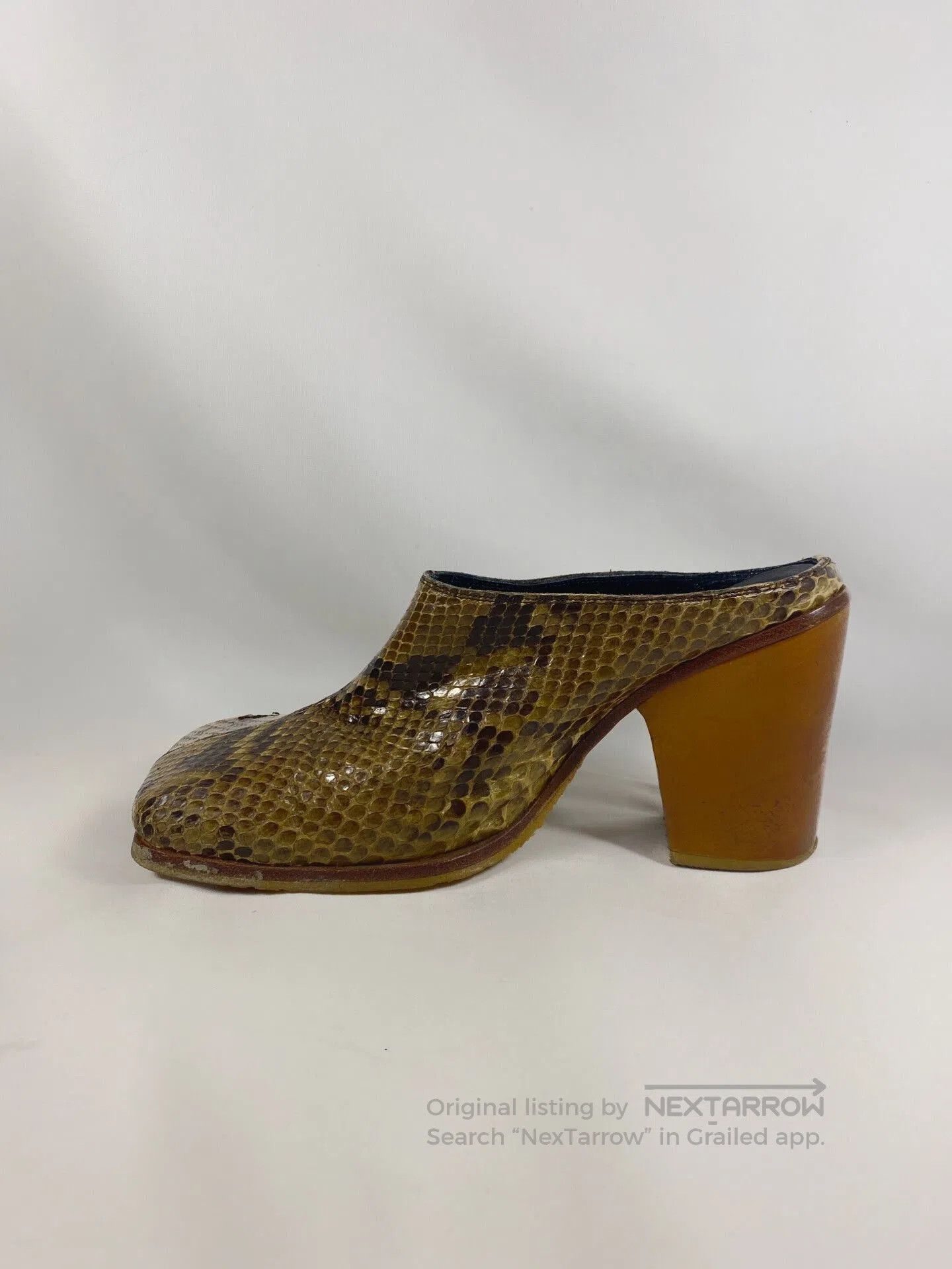 Other Koji Kuga Snakeskin Slipper Boots. Size US 6 / IT 36 - 4 Thumbnail