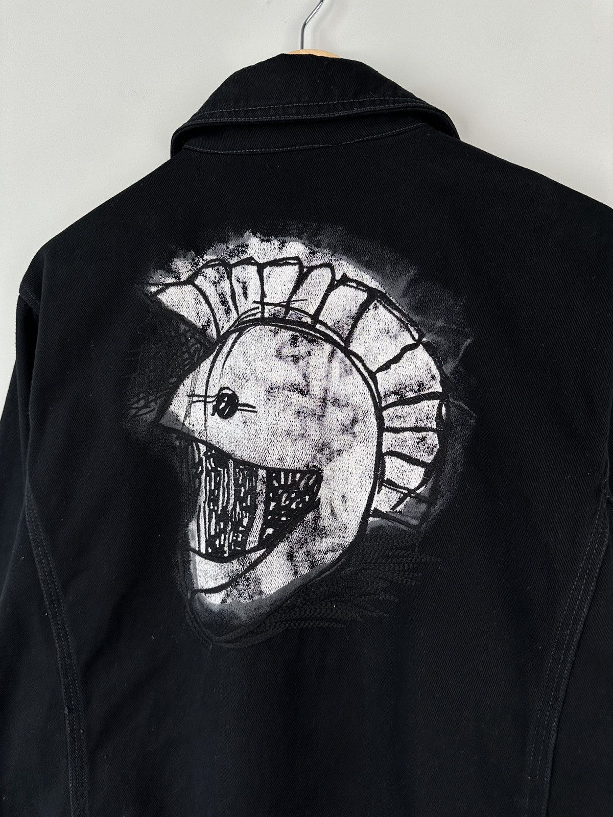 Burberry Burberry Black Canvas Mohawk Face Paint Jacket Size US M / EU 48-50 / 2 - 3 Thumbnail
