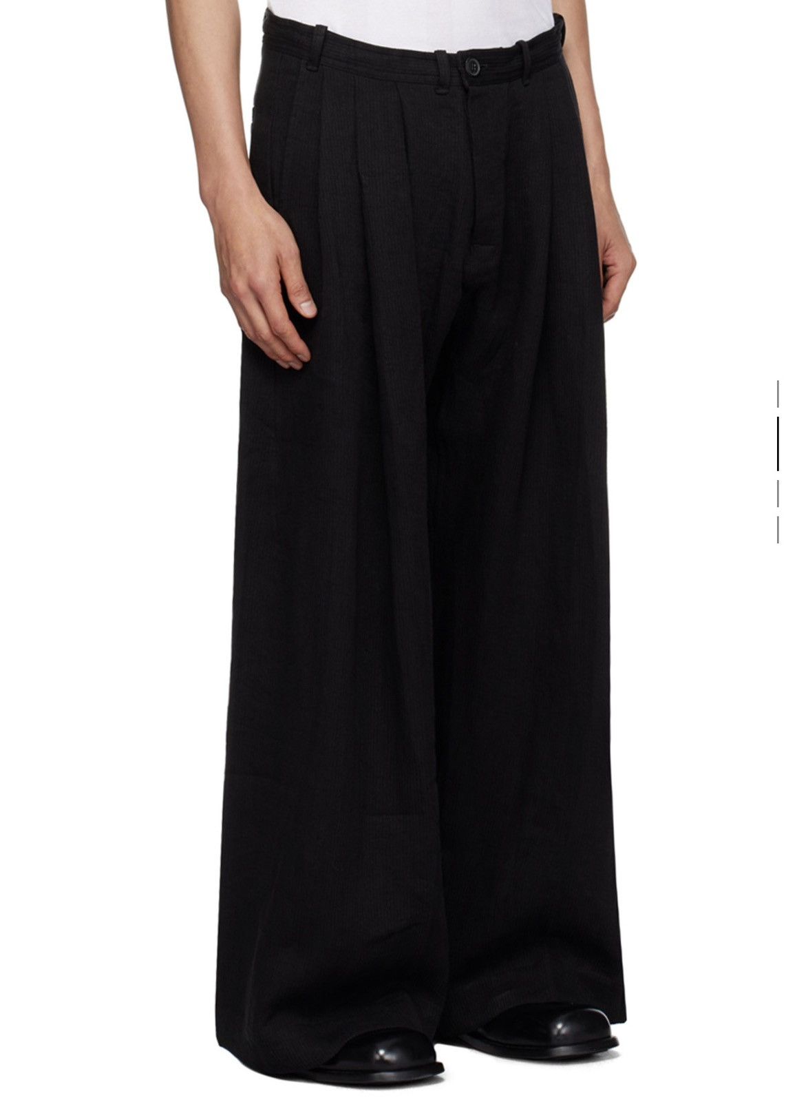 Jan Jan Van Essche Jan Jan Van Essche #76 Wide Pleated Corduroy Linen Trousers Size US 38 / EU 54 - 2 Thumbnail