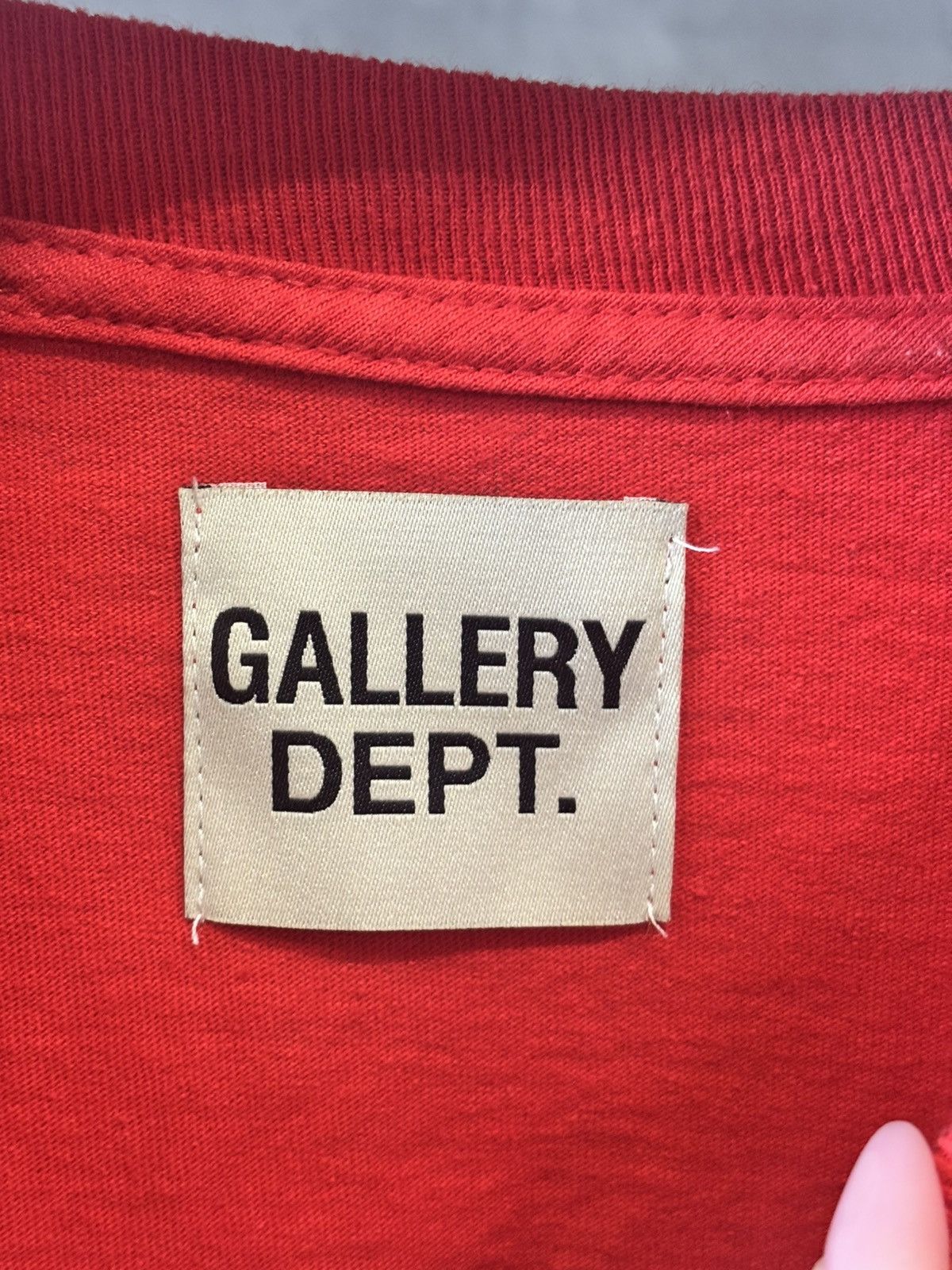 Gallery Dept. GALLERY DEPT. LONG SLEEVE RED SHIRT SIZE XL Size US XL / EU 56 / 4 - 9 Thumbnail