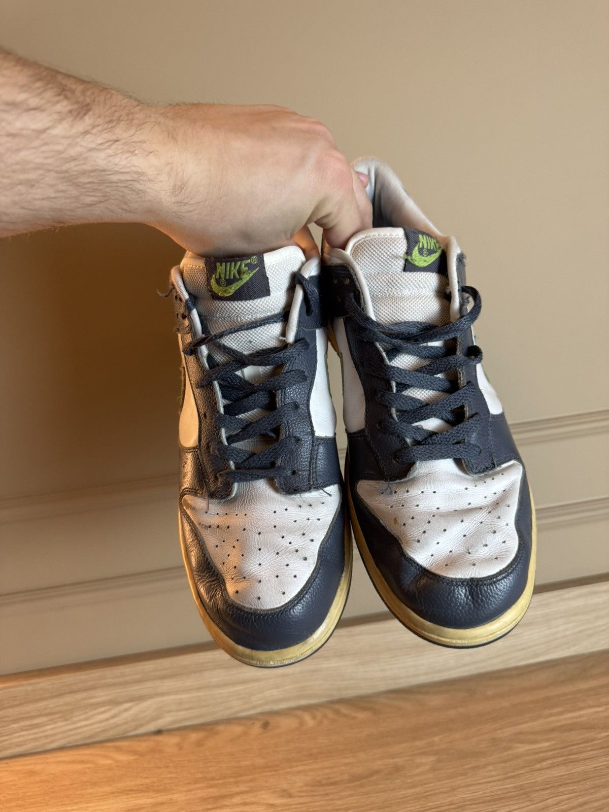 Nike Vintage Y2k 00s Nike Dunk Low Grey Hype Size US 10.5 / EU 43-44 - 4 Thumbnail