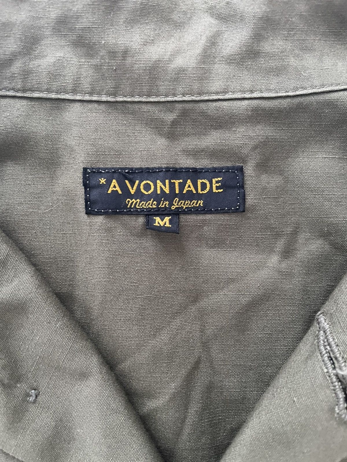 *A VONTADE A VONTADE Utility Shirt Khaki Medium Size US M / EU 48-50 / 2 - 4 Thumbnail