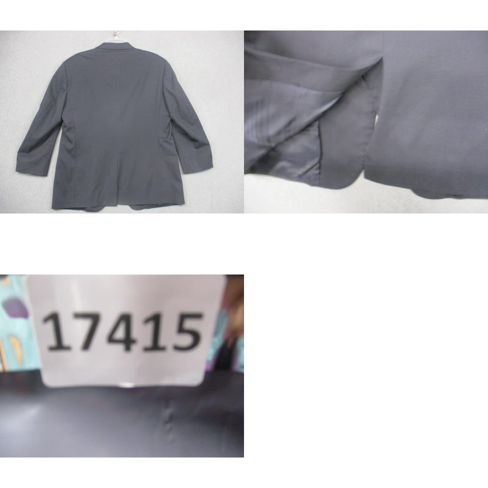 Brooks Brothers Brooks Brothers Blazer Mens 42R Charcoal Wool Brooksease 3 Button Made USA Jacket Single-Breasted Notch Lapel 2 Piece Wool Size 46R - 9 Thumbnail